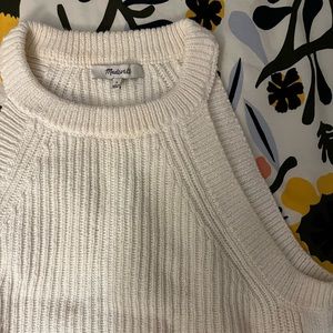 Madewell high neck knit tank